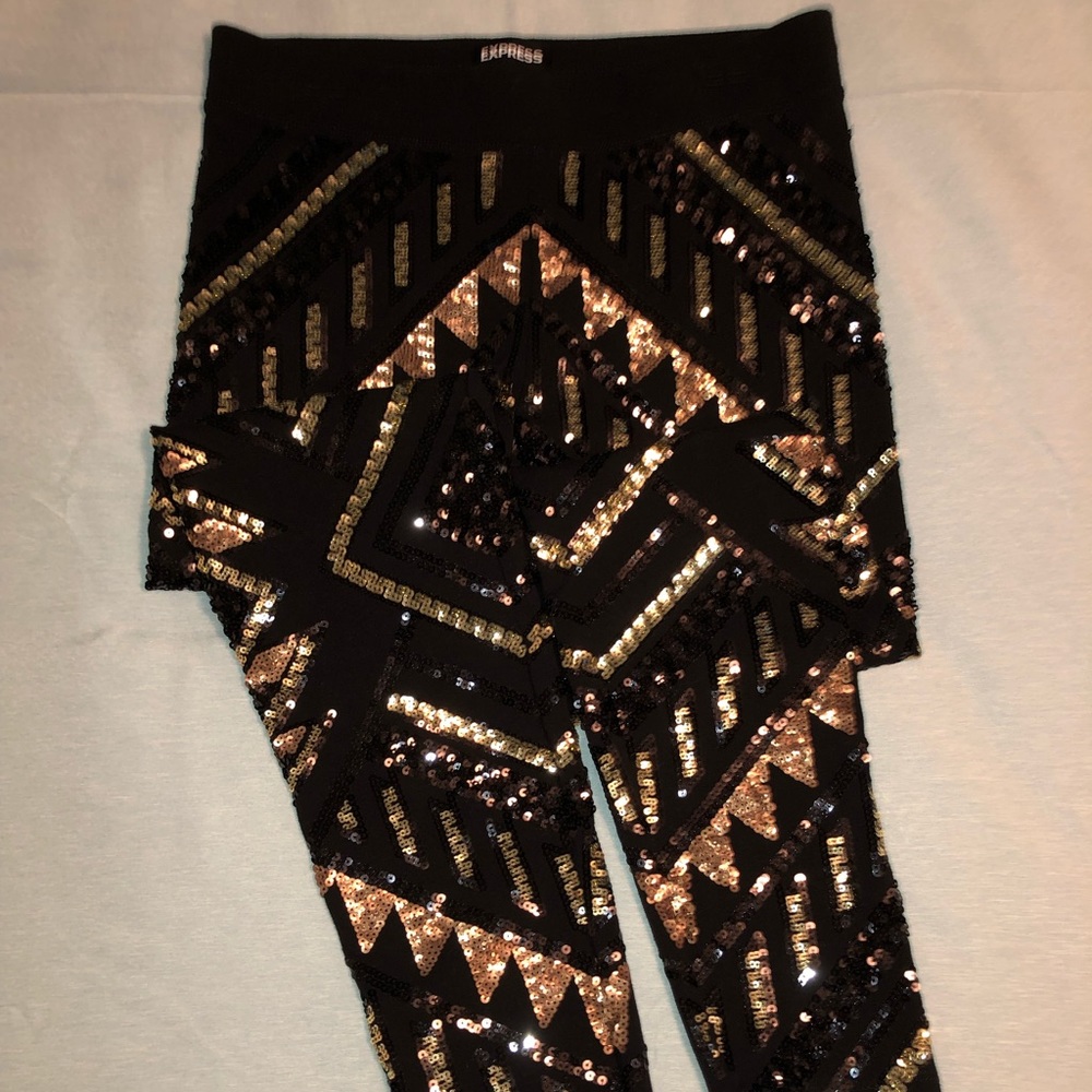 Sequin pants size XS